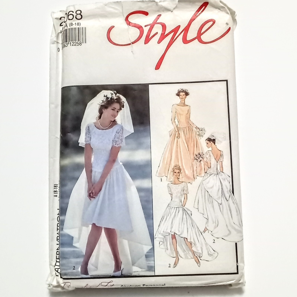 Wedding Dress Pattern Style 2068 NEW size 8-18